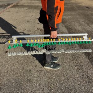 Porte-piges pour piges avec rondelle et pige bille